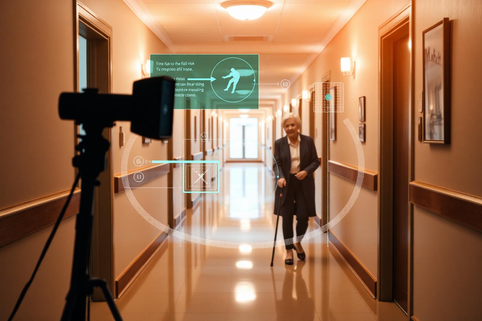 AI monitorizare rezident azil batrani hol