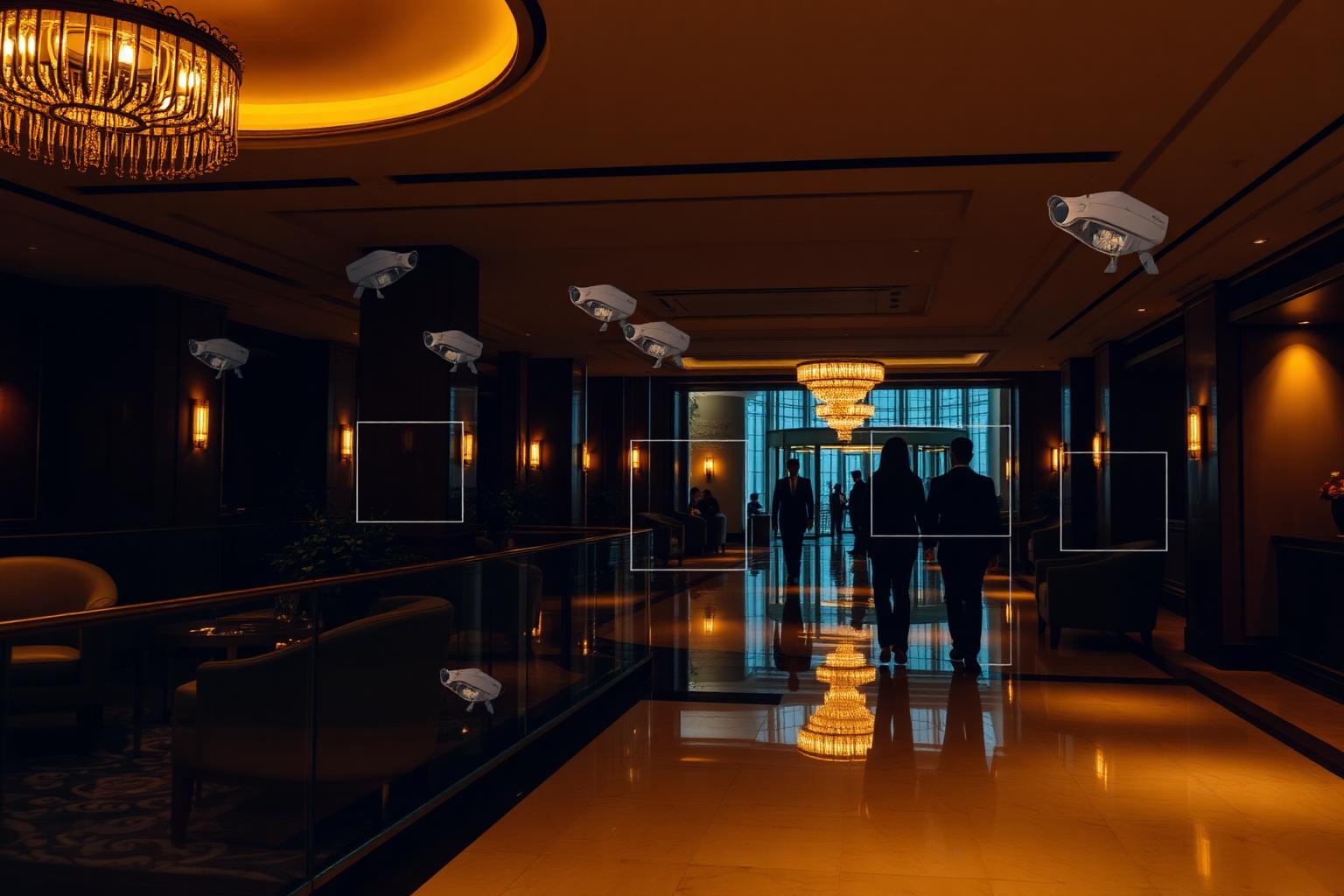 AI supraveghere lobby hotel